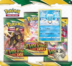 Evolving Skies 3-Booster Blister - Eiscue